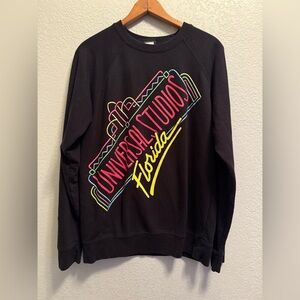 Universal Studios Florida Retro Neon Sweatshirt – Size M